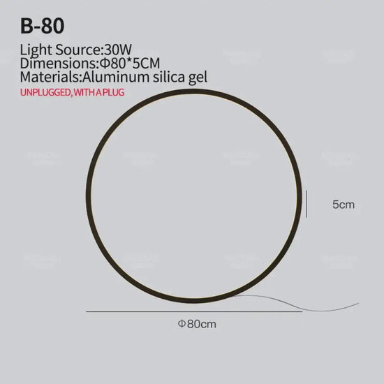 Applique Murale Minimaliste Design Élégant Contemporain Usb 80Cm-30W / Trichromatique Noir Chambre