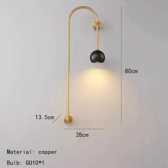 Applique Murale Minimaliste Design Géométrique Élégant Droite / Lumière Blanche Chambre