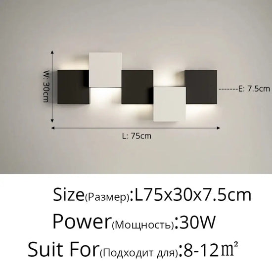 Applique Murale Minimaliste Élégante Design Luxueuse. Chambre
