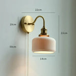 Applique Murale Moderne Design Élégant Lumineux Céramique 1 Chambre