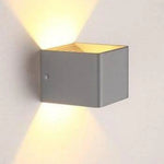 Applique Murale Moderne Design Élégant Lumineux. Gris Chambre
