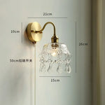 Applique Murale Moderne Design Élégant Lumineux Verre 10 Chambre