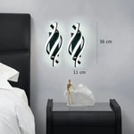 Applique Murale Moderne Design Épuré Led 2Pc-H / Lumière Chaude Chambre