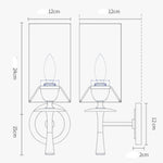 Applique Murale Moderne Design Industriel Cuivre Chambre