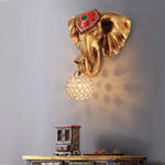 Applique Murale Moderne Design Lumineux Éléphant. Chambre