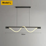 Applique Murale Moderne Design Lumineux Épuré Contemporain Suspension 160Cm / Acier Inoxydable