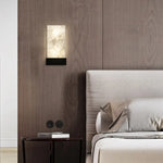 Applique Murale Moderne Élégante Marbre Blanc. Chambre