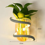 Applique Murale Nordique Déco Nature Zen Couleur Grise / Lumière Chaude Applique Chambre