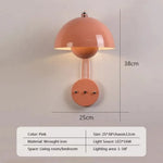 Applique Murale Nordique Design Minimal Élégant Wl597 Rose / Blanc Froid Chambre