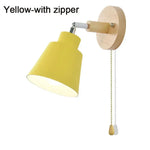 Applique Murale Nordique Design Vintage Minimaliste Jaune-Avec Interrupteur / 6-10W Ue Chambre