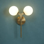 Applique Murale Nordique Double Élégance Lumineuse Design. Chambre