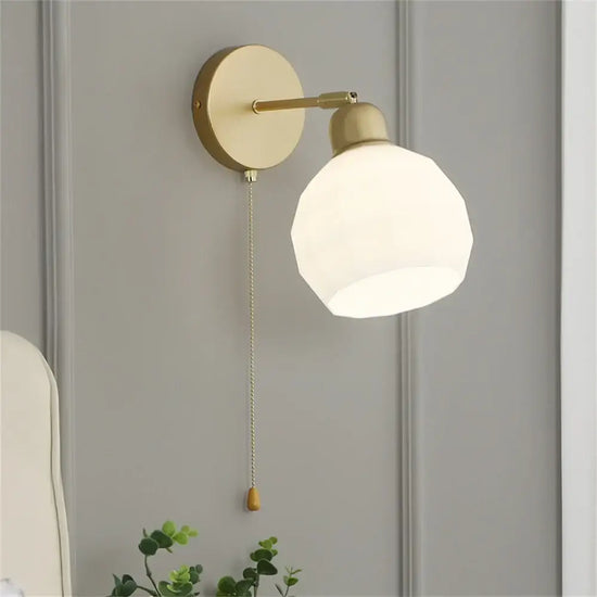 Applique Murale Nordique Élégante Design Minimaliste Chambre