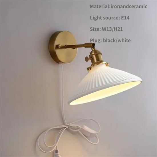 Applique Murale Rotative Élégante Et Minimaliste Fils De Prise Électronique Chambre