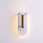 Applique Murale Scandinave Élégante Minimaliste Lumière Blanc Chambre