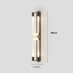 Applique Murale Simple Élégance Moderne Design Lumineux Noir H65Cm / Blanc Chaud Chambre