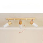 Applique Murale Spot avec Bois