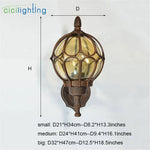 Applique Rustique En Cage Ancienne Luminaire Doré