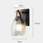 Coquille Chambre Lumière Design Moderne Habitat Élégant Applique Murale