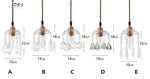 Cristal Doré En Suspension Luminaire