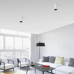 Cylindre Led Moderne Noir Ou Blanc Luminaire Chambre