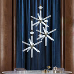 Florina Led Suspension Verre Moderne Luminaire Chambre