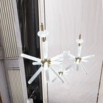 Florina Led Suspension Verre Moderne Luminaire Chambre