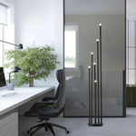 Lampadaire Led Moderne En Métal Noir Luminaire Chambre