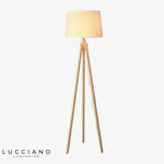 Lampadaire Scandinave En Bois Trépied Luminaire Chambre