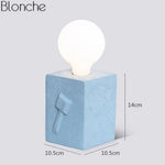 Lampe Bloc Led Design 3D Couleur Luminaire Chambre