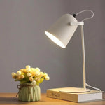 Lampe Bureau Moderne Abat-Jour Coloré Blanc Luminaire Chambre