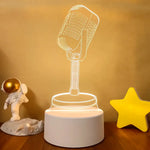 Lampe de chevet 3D LED Musicale
