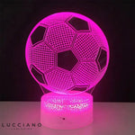 Lampe de chevet 3D Tactile ballon de Football
