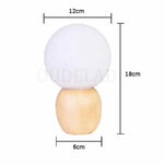 Lampe de chevet Bois en Forme de Boule