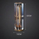 Lampe Design Led Cristal Géométrique 10 X 32Cm / B Luminaire Chambre