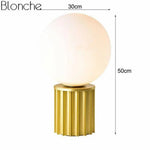 Lampe Design Métal Doré Led Blanche A Luminaire Chambre