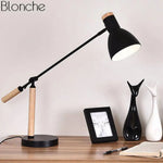 Lampe Led Ajustable Métal Bois Luminaire Chambre