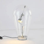 Lampe Led Design Chromé En Verre Luminaire Chambre