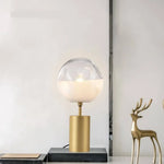 Lampe Led Design Cylindre Doré Rui Luminaire Doré