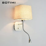 Lampe Murale Led Tissu E27 Applique Murale Chambre