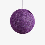 Lampe Papier Boule Wicker Violet / 15Cm Luminaire Chambre