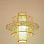 Lampe Suspendue Cage Bambou Farmhouse Luminaire Chambre
