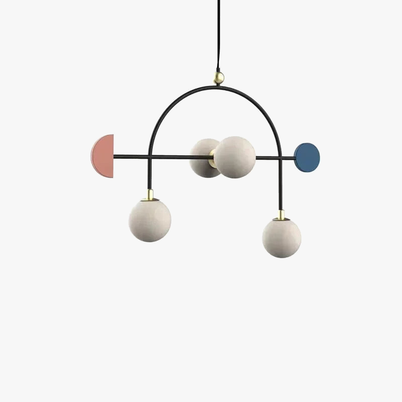 Lámpara de vidrio de diseño para decoración interior
