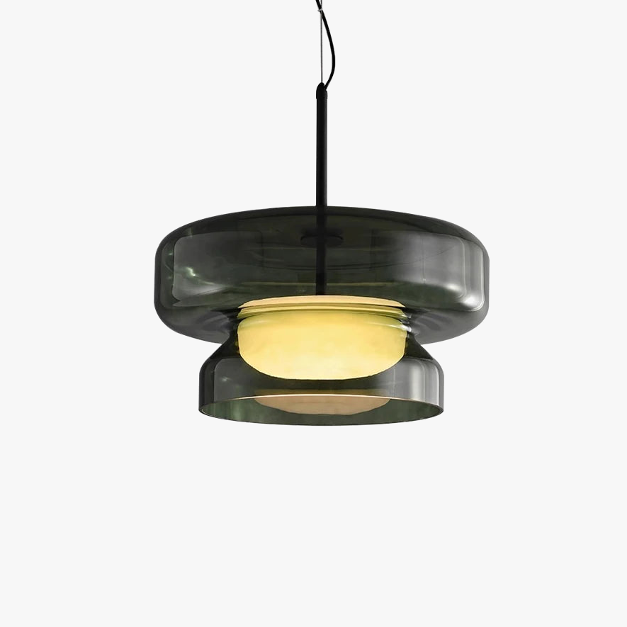 Suspensión lámpara de diseño moderno en vidrio LED decorativa