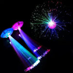Lampe veilleuse LED multicolore en fibre optique