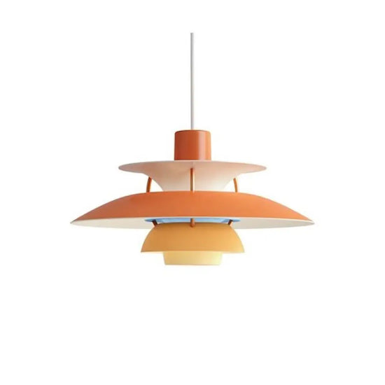 Led Industrielle Colorée Métal Barnaby B - Orange / D50Cm Luminaire Chambre