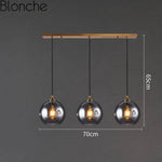 Led Loft Suspension Verre Fumé Gris Fumé - C Luminaire Chambre