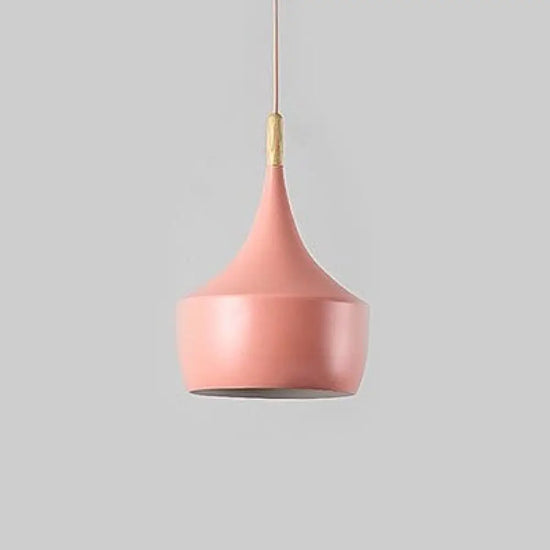 Led Suspension Moderne Alda Colorée B - Rose Luminaire Chambre