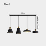 Luminaire Led Suspendu Métal Minimaliste I Doré