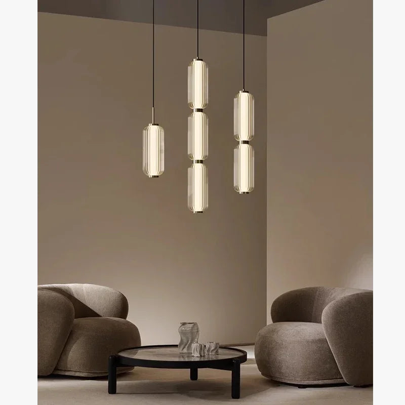 lámpara colgante americana de lujo con led para restaurante moderno