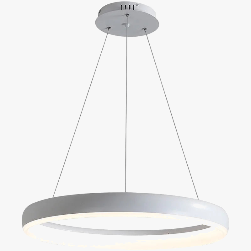 Lámpara colgante circular moderna minimalista LED nórdica creativa